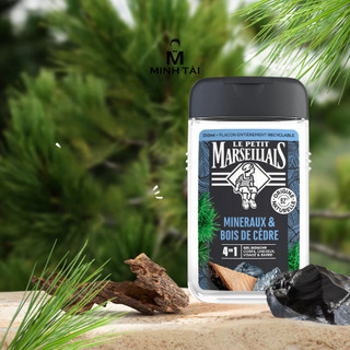 Gel Tắm Pháp dành cho Nam Le Petit Marseillais 4in1