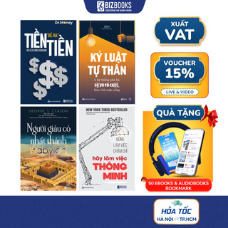 Combo 4 Cuốn Làm Giàu & Phát Triển Bản Thân Toàn Diện | Người Giàu Có Nhất Thành Babylon – Kỷ Luật Tự Thân – Tiền Đẻ Ra