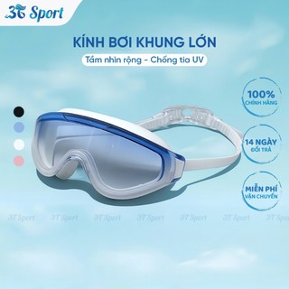 Kính bơi chống bám sương HD khung lớn bảo vệ mắt chống tia UV tầm nhìn rộng  KB-AF8100