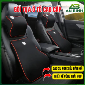 Gối Tựa Đầu Tựa Lưng Cao Su Non Cao Cấp Siêu Đàn Hồi Chống Đau Mỏi Khi Lái Xe - Hàng Chất Lượng Cao