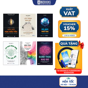 Sách Não Trái Não Phải, Bộ Não Thứ 2, Lập Trình Não Bộ, Huấn Luyện Não Bộ, Đánh Thức Não Bộ, Trí Nhớ Minh Mẫn LẺ CUỐN