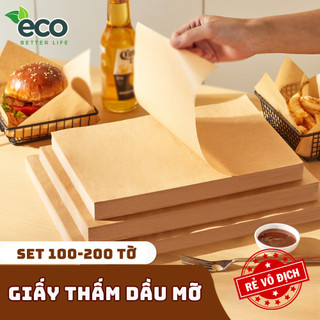 Giấy thấm dầu ăn chiên rán dùng một lần, Giấy nến thấm dầu nhà bếp đa năng chống dính, chịu nhiệt