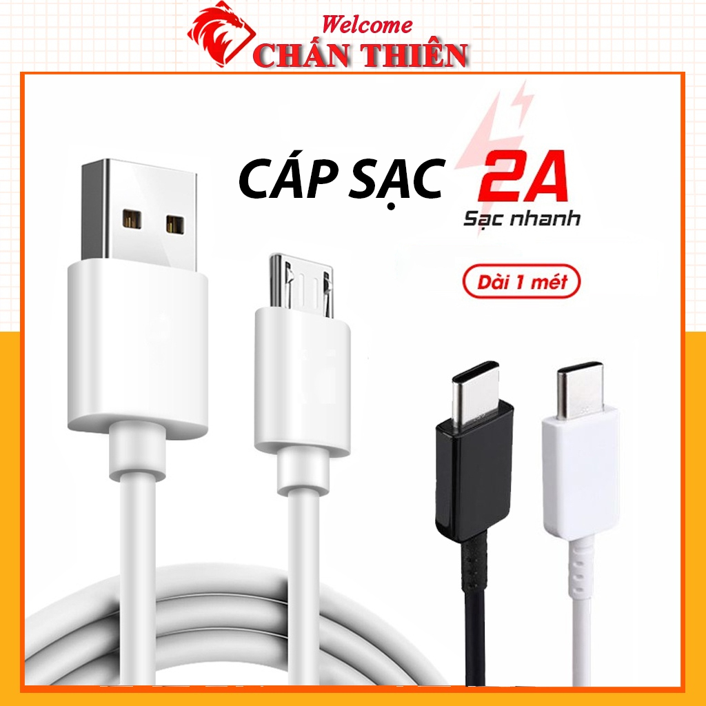 Dây Cáp Sạc USB Type C Micro Sạc nhanh samsung và các dòng máy Android ...