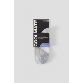 [MUA 2 GIẢM 5%]Tất Vớ thể thao unisex chạy bộ Pickleball Firm Compression Cushion Socks êm ái thấm hút tốt Coolmate