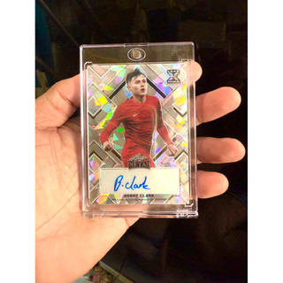 Thẻ Chữ Kí Cầu Thủ Bóng Đá Bobby Clark Liverpool Chính Hãng Leaf Metal 2022 ( Thẻ Hiếm Giới Hạn 2/15 )