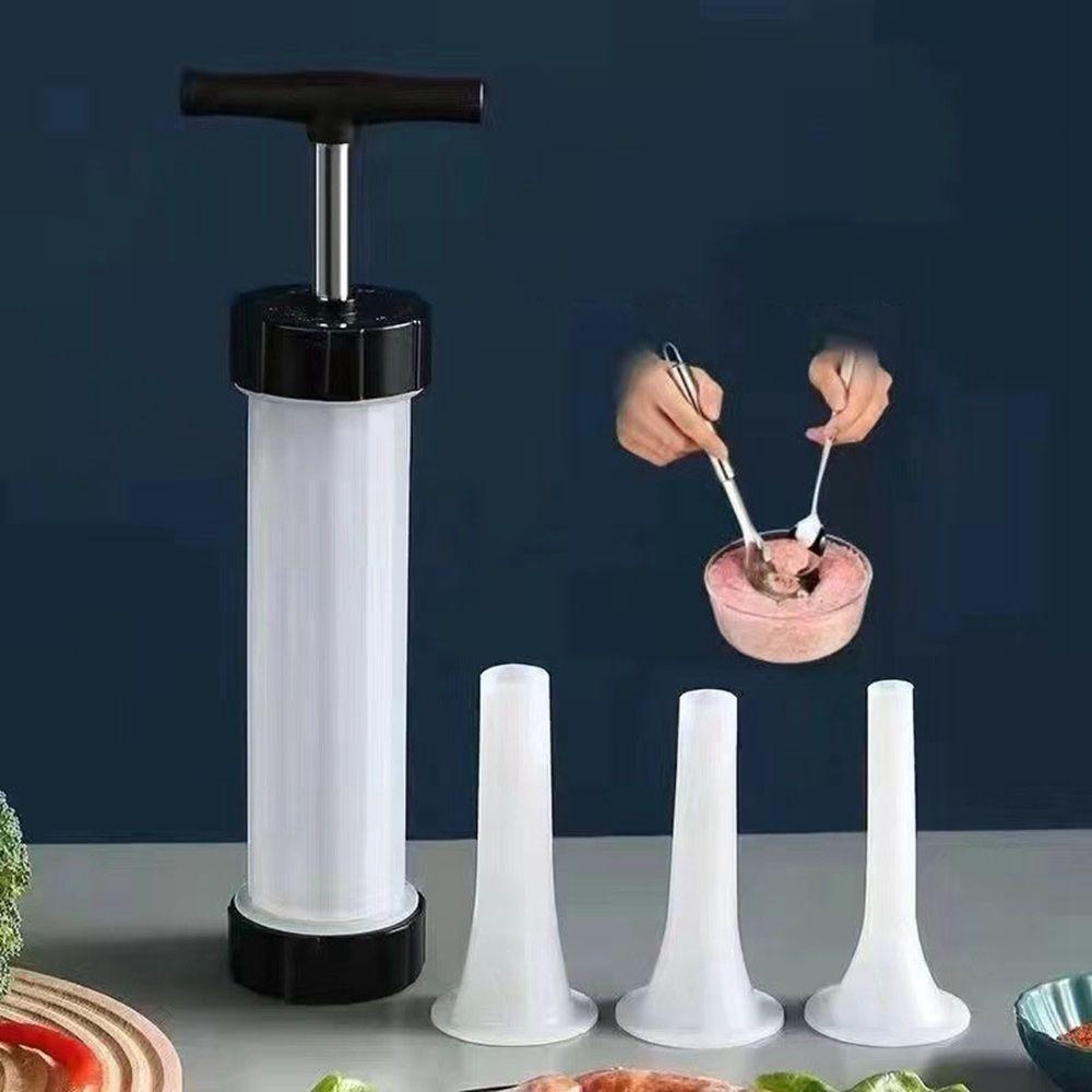 Dụng cụ nhồi xúc xích, lạp xưởng, lòng dồi bằng tay siêu tiện lợi, Nhựa PP an toàn