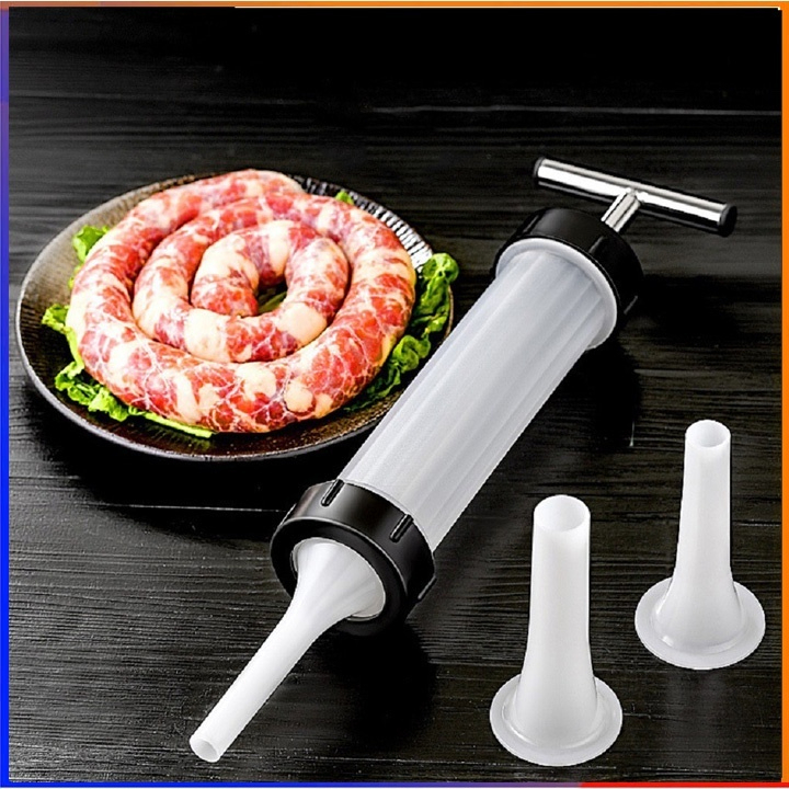 Dụng cụ nhồi xúc xích, lạp xưởng, lòng dồi bằng tay siêu tiện lợi, Nhựa PP an toàn