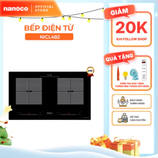 Bếp điện từ đôi Nanoco model NICL482