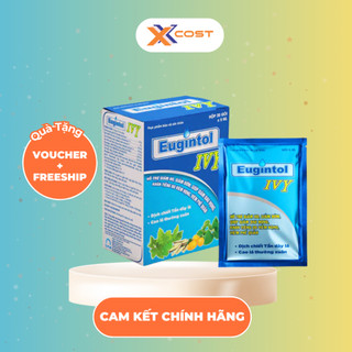 Siro Thảo Dược Giảm Ho, Giảm Đờm, Hỗ Trợ Giảm Đau Họng, Khàn Tiếng, Eugintol Ivy (Hộp 20 gói 5ml)