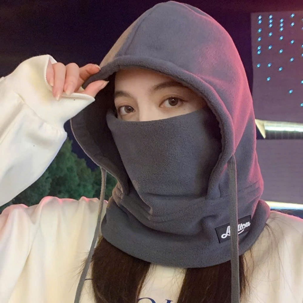 Mũ Balaclava, Mũ Len Trùm Đầu Lông Cừu 3in1 Kèm Khẩu Trang Giữ Ấm Tai, Mặt, Cổ Cho Mùa Đông