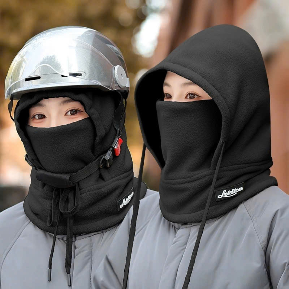 Mũ Balaclava, Mũ Len Trùm Đầu Lông Cừu 3in1 Kèm Khẩu Trang Giữ Ấm Tai, Mặt, Cổ Cho Mùa Đông