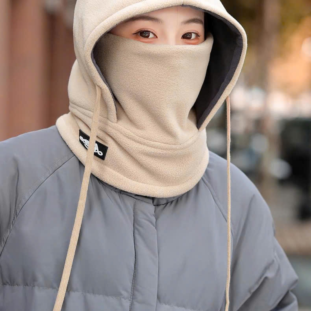 Mũ Balaclava, Mũ Len Trùm Đầu Lông Cừu 3in1 Kèm Khẩu Trang Giữ Ấm Tai, Mặt, Cổ Cho Mùa Đông