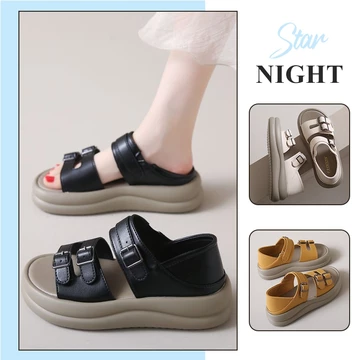 Dép sandal kiểu mới cho nữ đế dày đế mềm Dép sandal La Mã cho nữ giày đi biển cho nữ