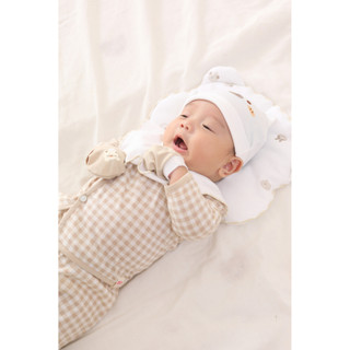 M&B (0-3M) Set bao tay chân bo cho bé sơ sinh chất cotton mềm mịn bảo vệ bé không bị ngấn da.