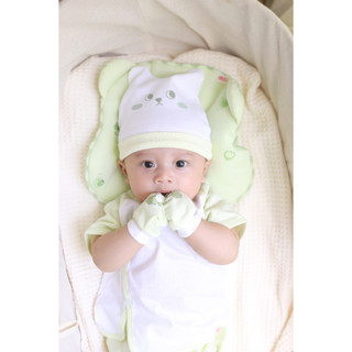 M&B (0-3M) Set bao tay chân bo cho bé sơ sinh chất cotton mềm mịn bảo vệ bé không bị ngấn da.