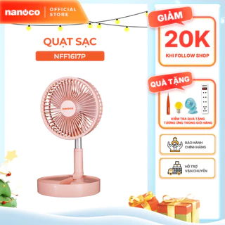 Quạt sạc gấp gọn tiện lợi Nanoco model NFF1617