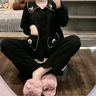 Bộ đũi dài cổ bèo nơ hoa túi mẫu mới
