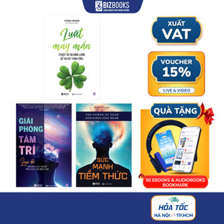 Combo Sách Luật Hấp Dẫn - Khai Phá Năng Lượng Tâm Trí: Sức Mạnh Tiềm Thức, Luật May Mắn, Giải Phóng Tâm Trí
