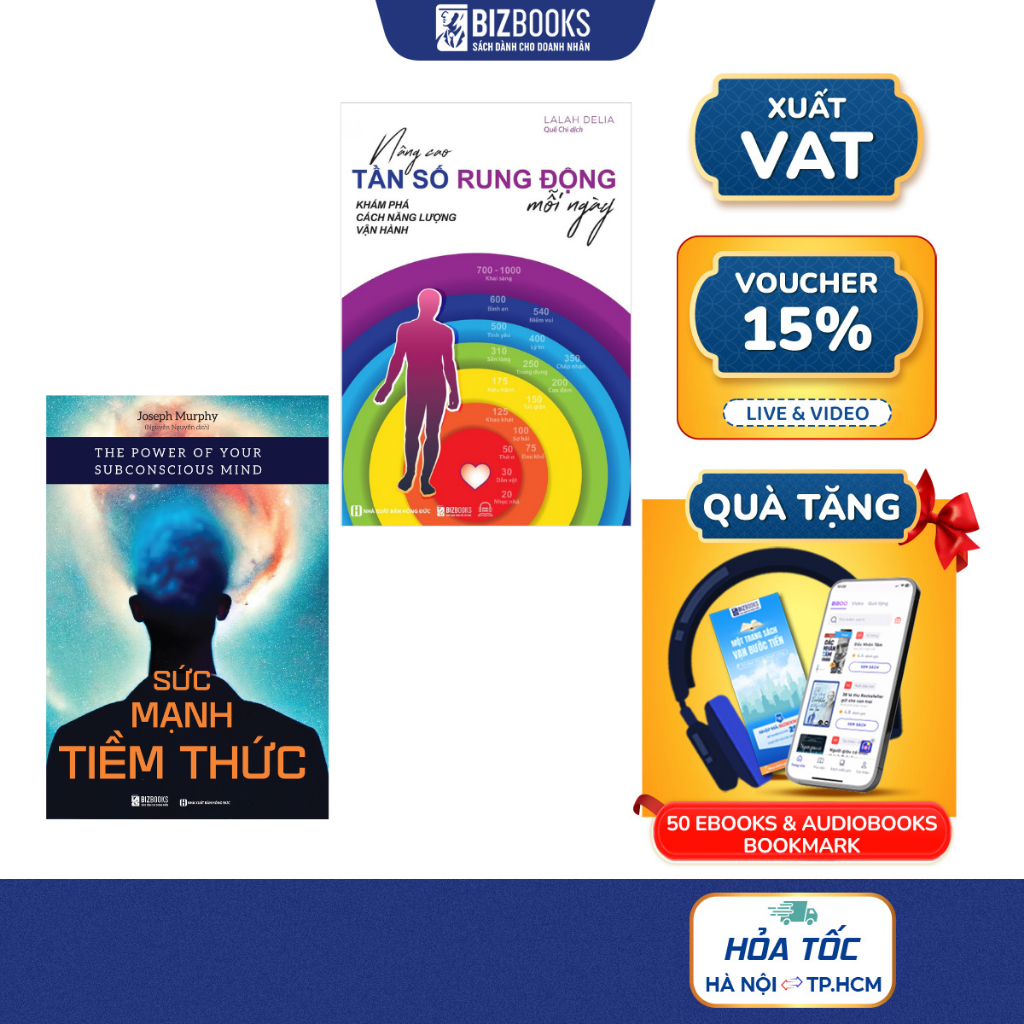 Sách Nâng Cao Tần Số Rung Động Mỗi Ngày Và Sức Mạnh Tiềm Thức - Bizbooks