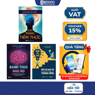 Sách Đánh Thức Não Bộ, Sức Mạnh Tiềm Thức, Bốn Tư Duy Dẫn Lối Bạn Tới Thành Công (Combo/lẻ tùy chọn)