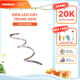 LED dây trong nhà Nanoco 1 cuộn 5m 60LED/ 120LED/ 168LED - ánh sáng vàng, trung tính