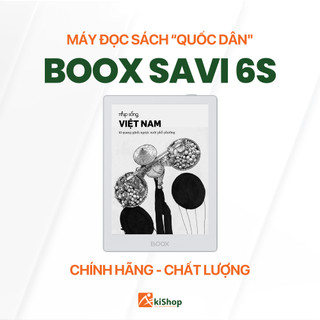Máy đọc sách Boox Savi 6S Màn hình 6inch Đèn nền 2 chế độ Chính hãng Tặng Kèm Tài Khoản Sách