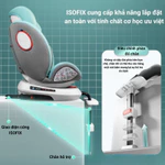 GHẾ NGỒI Ô TÔ TRẺ EM TOPKIDS i-SIZE R129 – XOAY 360° – CHÂN TRỤ CHỐNG LẬT – MÁI CHE UV – 0–12 TUỔI — ảnh 3