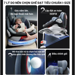 GHẾ NGỒI Ô TÔ TRẺ EM TOPKIDS i-SIZE R129 – XOAY 360° – CHÂN TRỤ CHỐNG LẬT – MÁI CHE UV – 0–12 TUỔI — ảnh 7