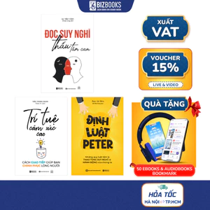 Combo Sách Định Luật Peter, Đọc Suy Nghĩ Thấu Tâm Can, Trí Tuệ Cảm Xúc Cao, Nghệ Thuật Từ Chối - Bizbooks