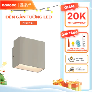 Đèn LED gắn tường 7W Outdoor Nanoco IP54 model NBL2891