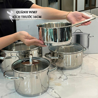Bộ Nồi WMF Provence Plus 4 Món Thép Không Gỉ, Dễ Dàng Vệ Sinh, hấp thụ Nhiệt nhanh GermanySnT HCM 70043