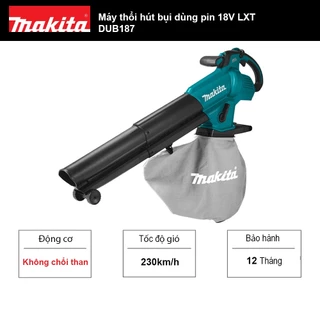 Máy thổi và hút bụi dùng pin 18V LXT Makita DUB187 - Không chổi than | Makita Việt Nam