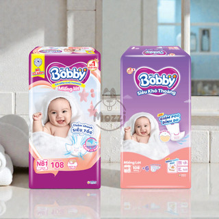[Bịch 108 Miếng ] Miếng lót dán tã quấn vải Bobby cho chó đực