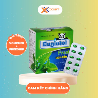 Viên Uống Tinh Chất Thảo Dược, Hỗ Trợ Làm Ấm, Giảm Ho, Tiêu Đờm, Eugintol Fresh Myvita 100 Viên