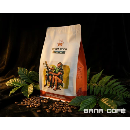 Cà phê Bana Cofe G1 | Cafe rang mộc nguyên chất 100% Robusta (Pha phin/Pha máy/Nguyên hạt)
