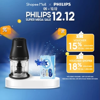 Máy Xay Thịt Philips HR1501/00 1 Lít|450W - Hàng Chính Hãng