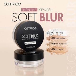 Phấn Phủ Bột Catrice Soft Blur Matte Setting Powder Phấn Mịn Mỏng Nhẹ Kiềm Dầu 8g - Bebeau