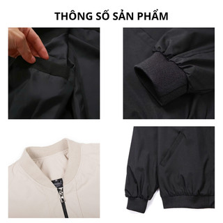 Áo khoác bomber nam nữ in hình LocalBrand TBSM, áo bóng chày chất liệu vải dù cao cấp 2 lớp [AB05]