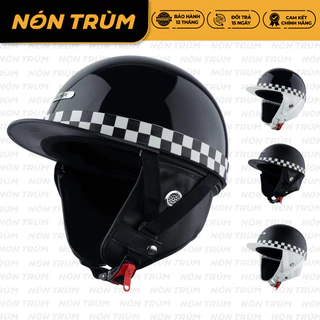 Nón bảo hiểm xe máy 1/2 Rona Bosozoku Plus thời trang cho cả nam và nữ tặng túi vải Nón Trùm