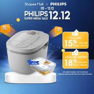Nồi cơm điện tử Philips HD4719/32 1.8 lít - Hàng Chính Hãng