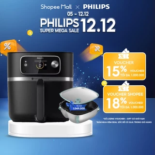 Nồi Chiên Không Dầu cao cấp Philips HD9880/90 XXL Connected |2000W - Hàng Chính Hãng