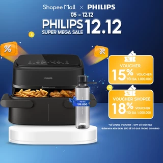 Nồi chiên không dầu 2 ngăn NA150/00 | 7.1 lít|- Hàng Chính Hãng