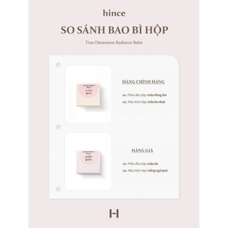 [BÁN CHẠY] Sáp trang điểm căng bóng da dạng thỏi hince True Dimension Radiance Balm 10g