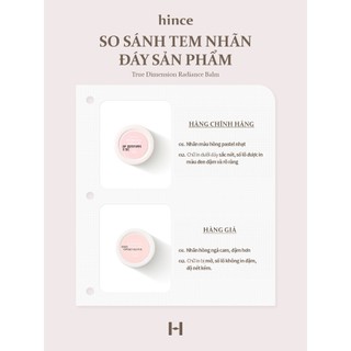 [BÁN CHẠY] Sáp trang điểm căng bóng da dạng thỏi hince True Dimension Radiance Balm 10g