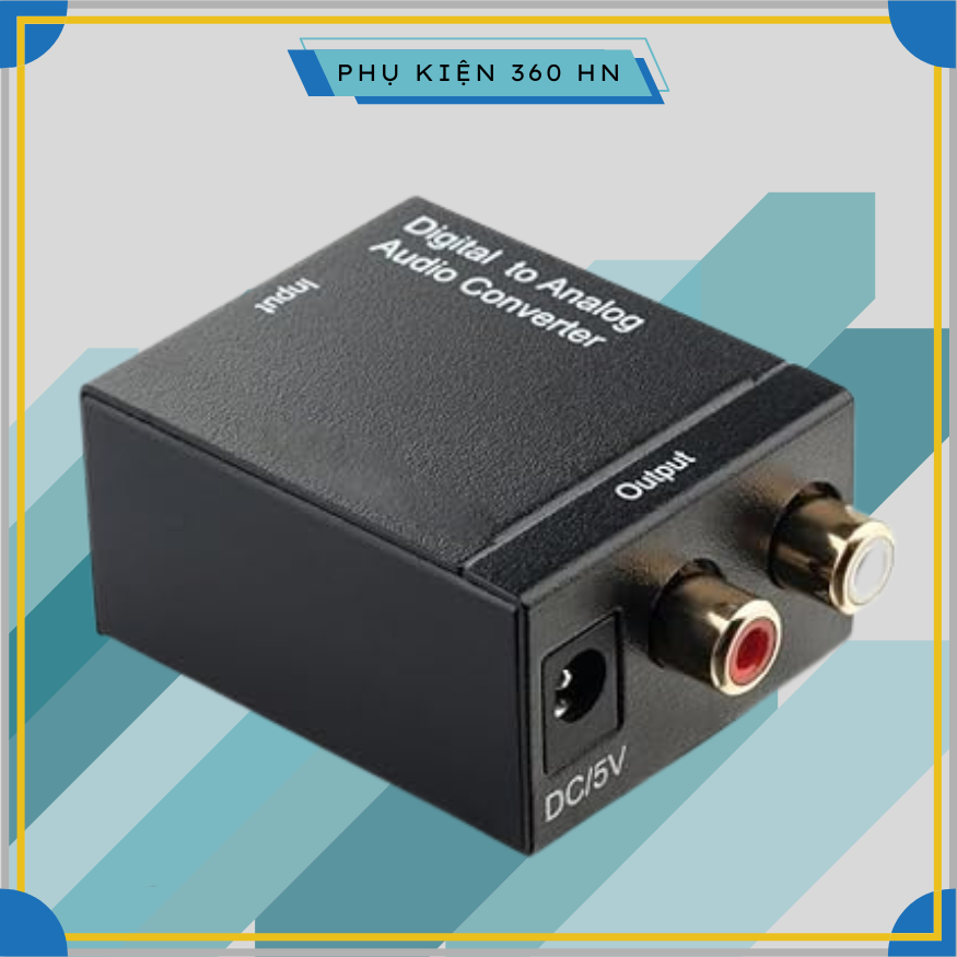 Bộ chuyển đổi Optical Audio to RCA Audio - Digital to Analog Audio R/L ...