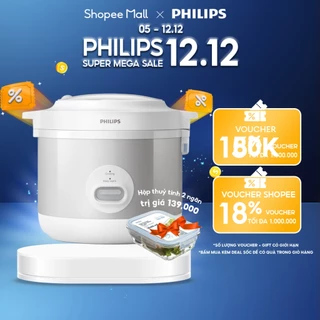 Nồi cơm điện Philips Series 1000 HD3008/30 | 1.8 lít | 775W - Hàng Chính Hãng