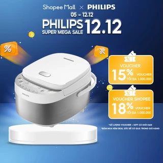 Nồi cơm điện tử mini Philips HD3170/66 | 600W | 0.85 lít - Hàng Chính Hãng