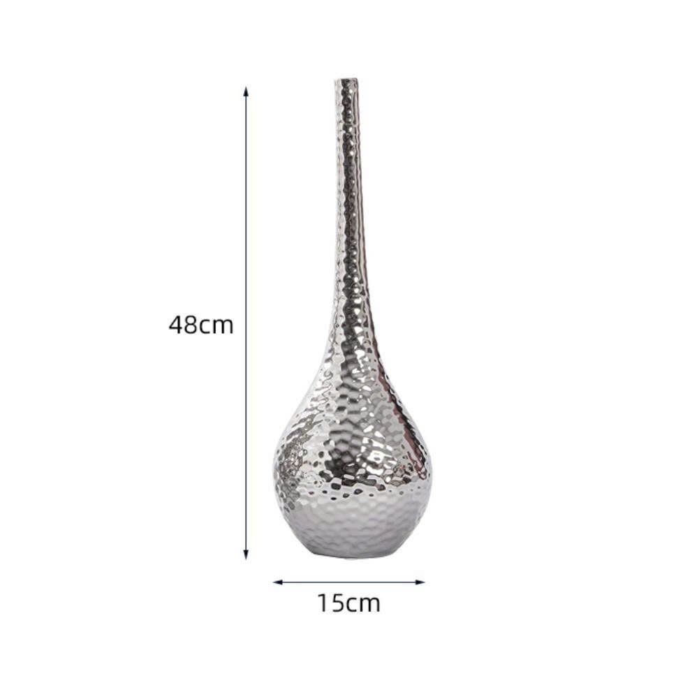 Bình Hoa Gốm Sứ Decor Mạ Điện Châu Âu Sang Trọng