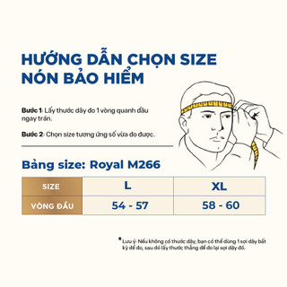 Mũ Bảo Hiểm Fullface Royal M266 2 Kính Cao Cấp – Chính Hãng Royal Helmet -Bảo Hành 12 tháng