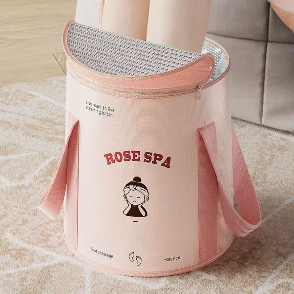 Túi ngâm chân gấp gọn đa năng , giữ nhiệt tốt, tiện lợi massage thư giãn tại nhà
